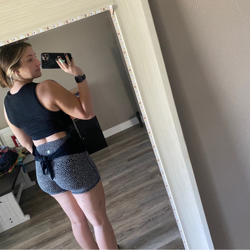 Fabletics open back tie tank top